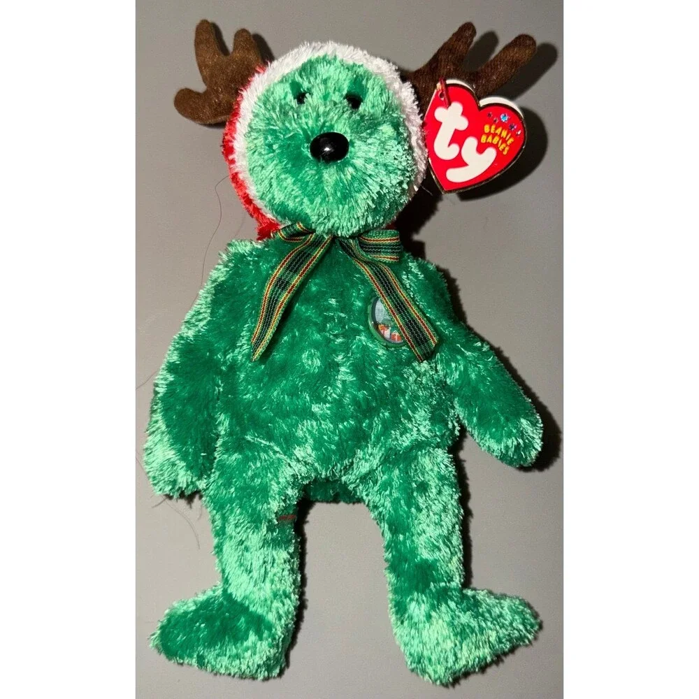 Ty Beanie Baby 2002 Holiday Teddy